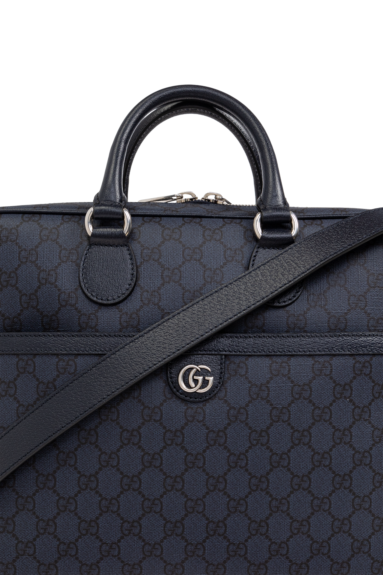Navy blue Monogram briefcase Gucci - Vitkac Canada
